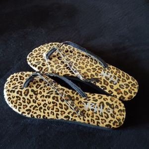 Cheetah Flip flops
